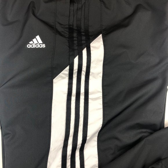 adidas 3 Logo Stripe Comfy Wind Pants with Mesh Lining Outdoor Gym - Picture 12 of 13